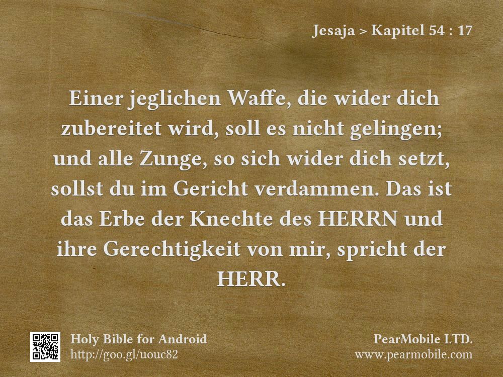 Jesaja, Kapitel 54:17